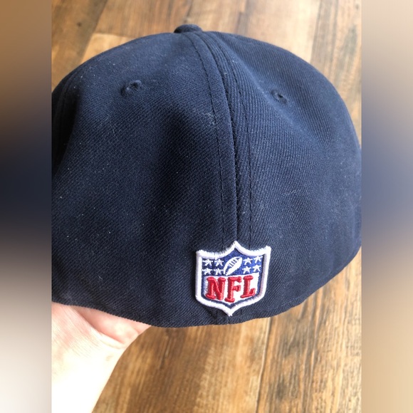 New Era 59FIFTY Chicago Bears NFL Fitted Hat Navy Size 7 1/8 “C" - Read- - Picture 4 of 6